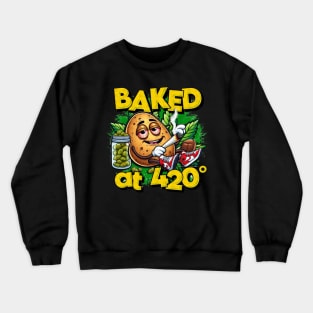 BAKED AT 420 - XTIAN DELA Crewneck Sweatshirt